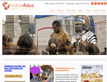 Tablet Screenshot of historiactiva.com